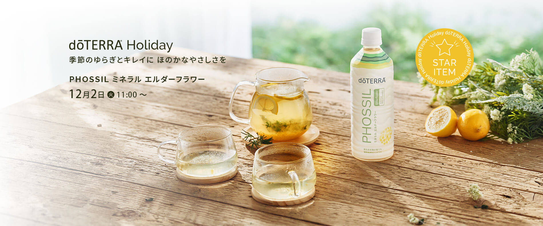 PHOSSIL ミネラル エルダーフラワー